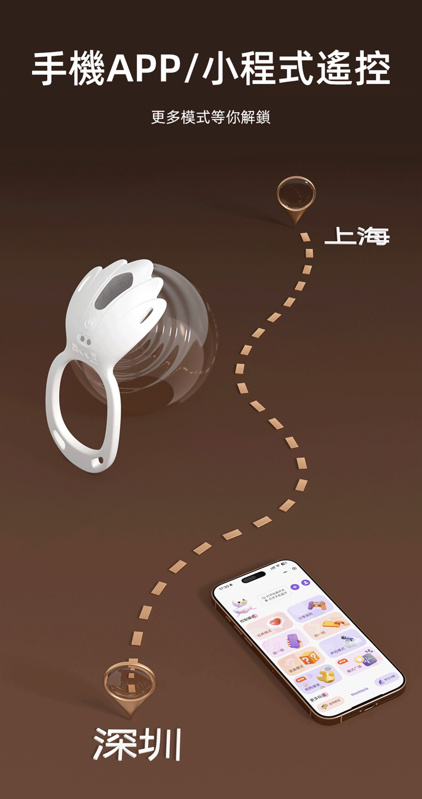 Couples Remote-Control Shared Vibrator (Male Inserted and Female Worn) 05