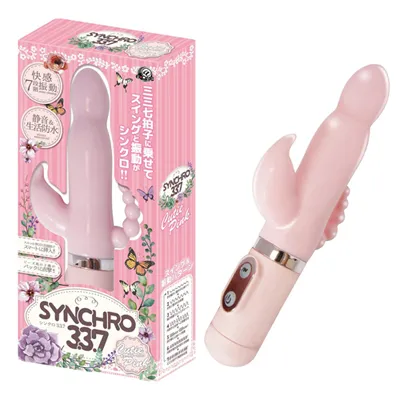 SYNCHRO3.3.7三點齊攻按摩棒(粉)