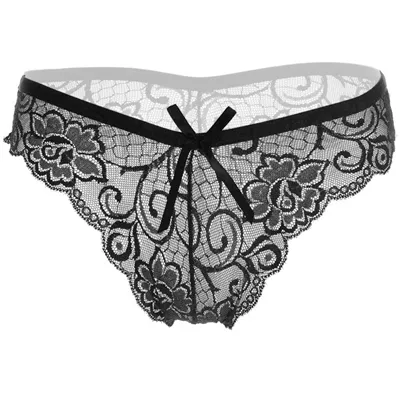 eductive Lace Low Waist Sheer Seamless Panties(TR1505)