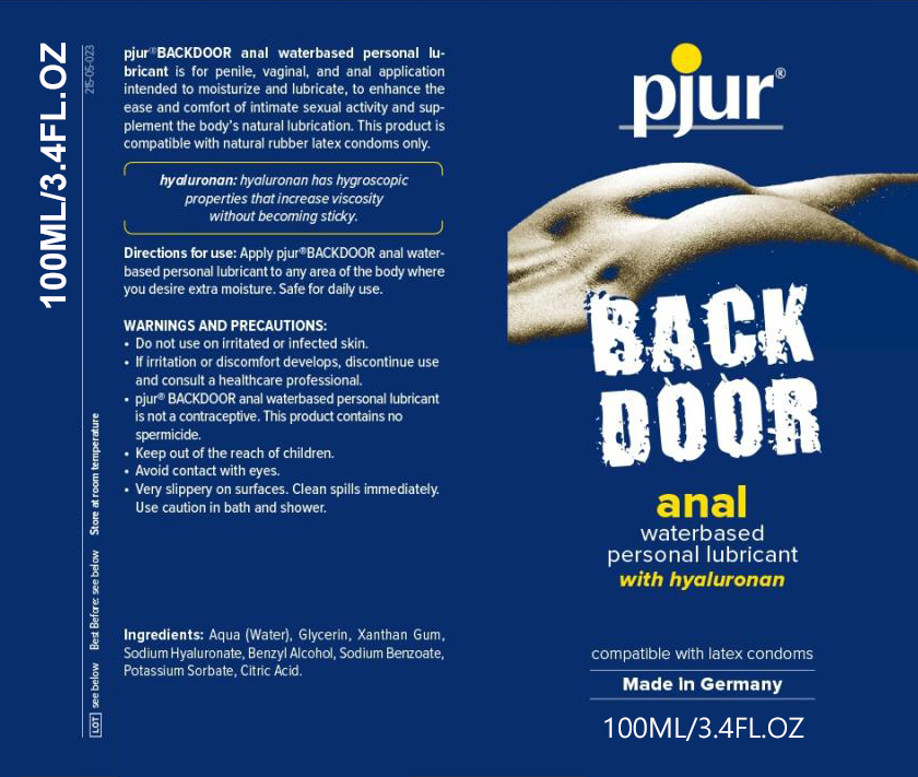 Pjur Back Door Water-Based Anal Lubricant (100ml)01