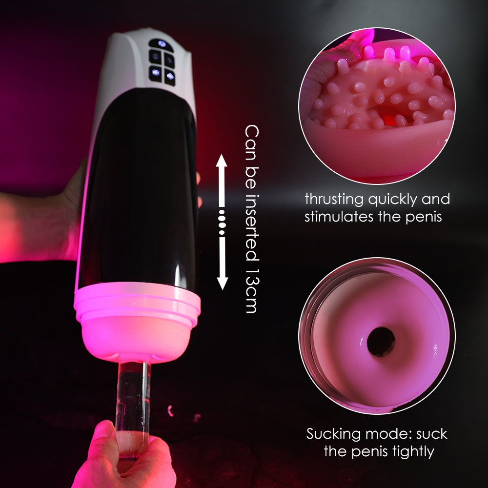 Fantasy Goddess Hands-Free Thrusting Suction Warming & Moaning Masturbation Cup  02