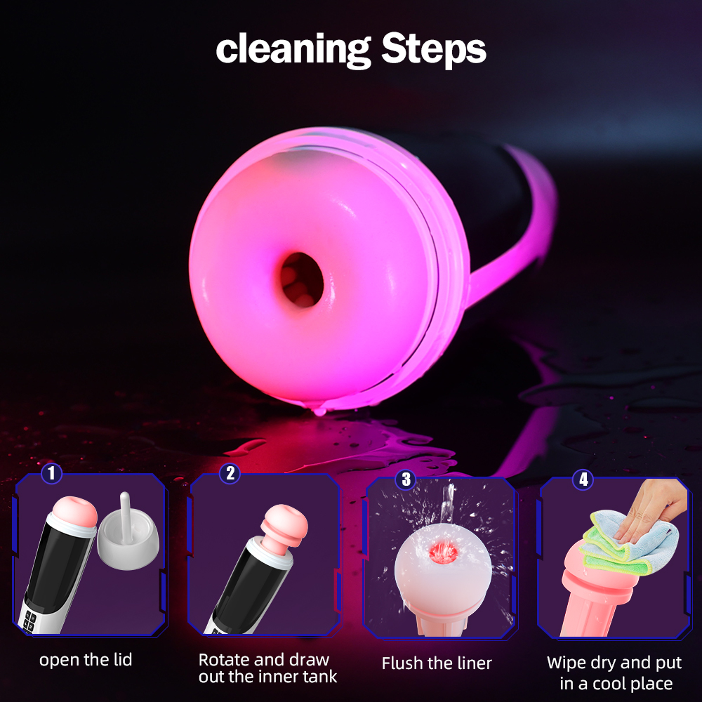 Fantasy Goddess Hands-Free Thrusting Suction Warming & Moaning Masturbation Cup  05
