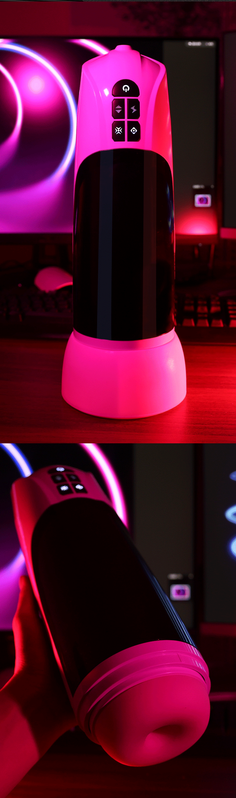 伸縮吮吸加溫發音免提夢幻女神飛機杯  25