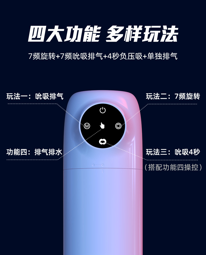 吮吸旋轉發音沐浴飛機杯 12