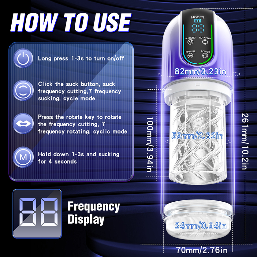 Bole Pro Suction Rotating & Water-Based Masturbation 08