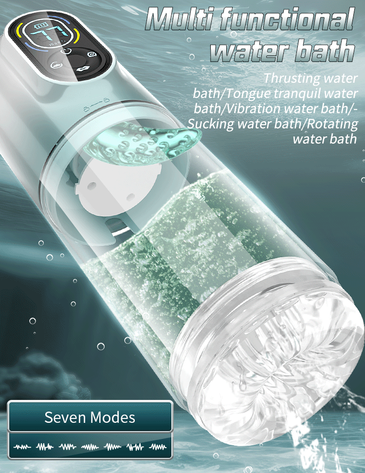 Bole 2nd Gen Thrusting Rotating Suction Vibrating Water Based Masturbator 08