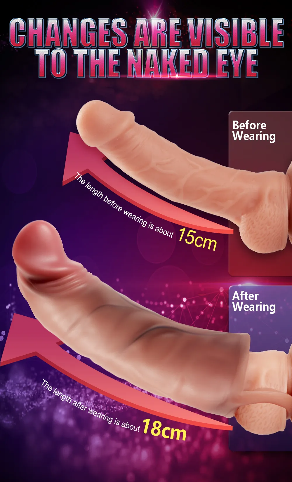 Dragon Head G-Spot Super Soft Silicone Sleeve with Cumshots Control06