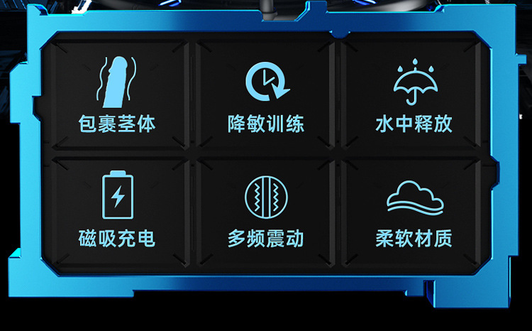 萌斗士小熊双马达震动锻炼飞机杯 02
