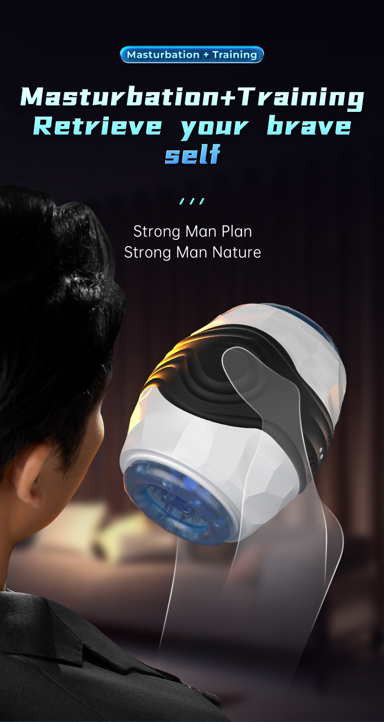 ute Fighter Bear Dual-Motor Vibrating Training Masturbation Cup 04