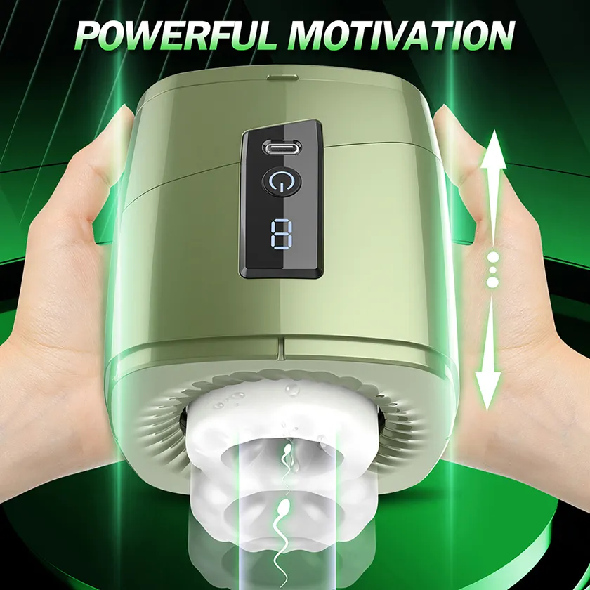 Automatic HandsFree Thrusting and Rotating Masturbator04