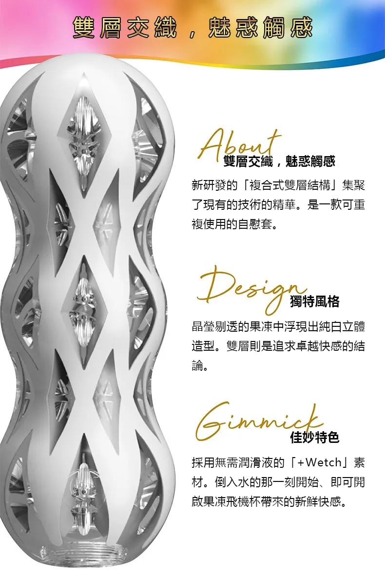 MEN'S MAX果凍膠層鑽石型 03