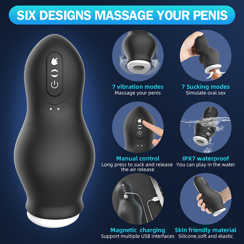 Dragon Suction Training Masturbator (Black) 01