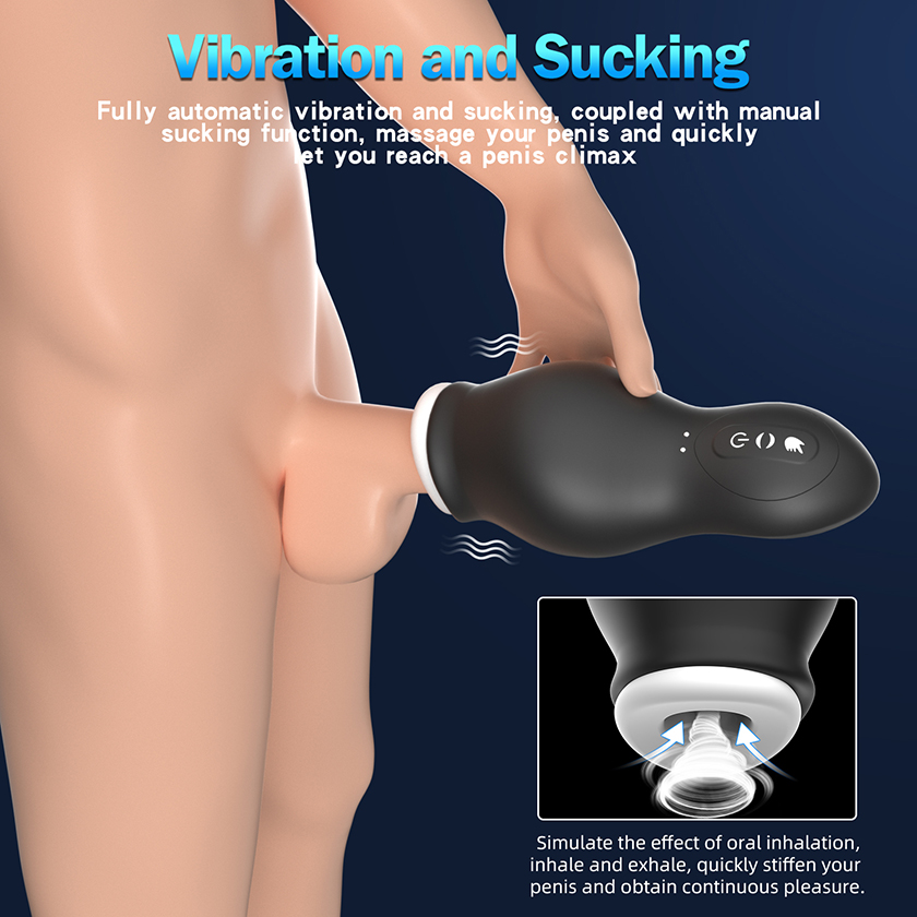 Dragon Suction Training Masturbator (Black) 02