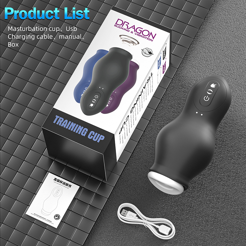 Dragon Suction Training Masturbator (Black) 09