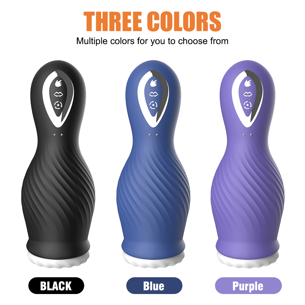 Dragon Spin Rotating Tongue Suction Masturbation Cup (Black) 09