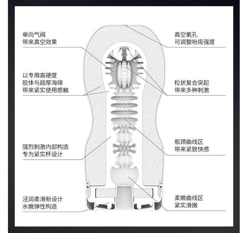 Tenga典雅自慰杯经典款深喉飞机杯特硬版05