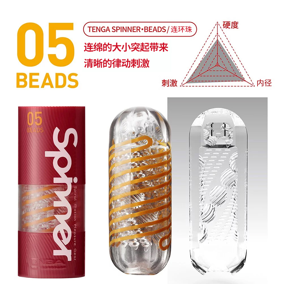Tenga典雅连环珠纹05飞机杯(BEADS) 男性自慰器03