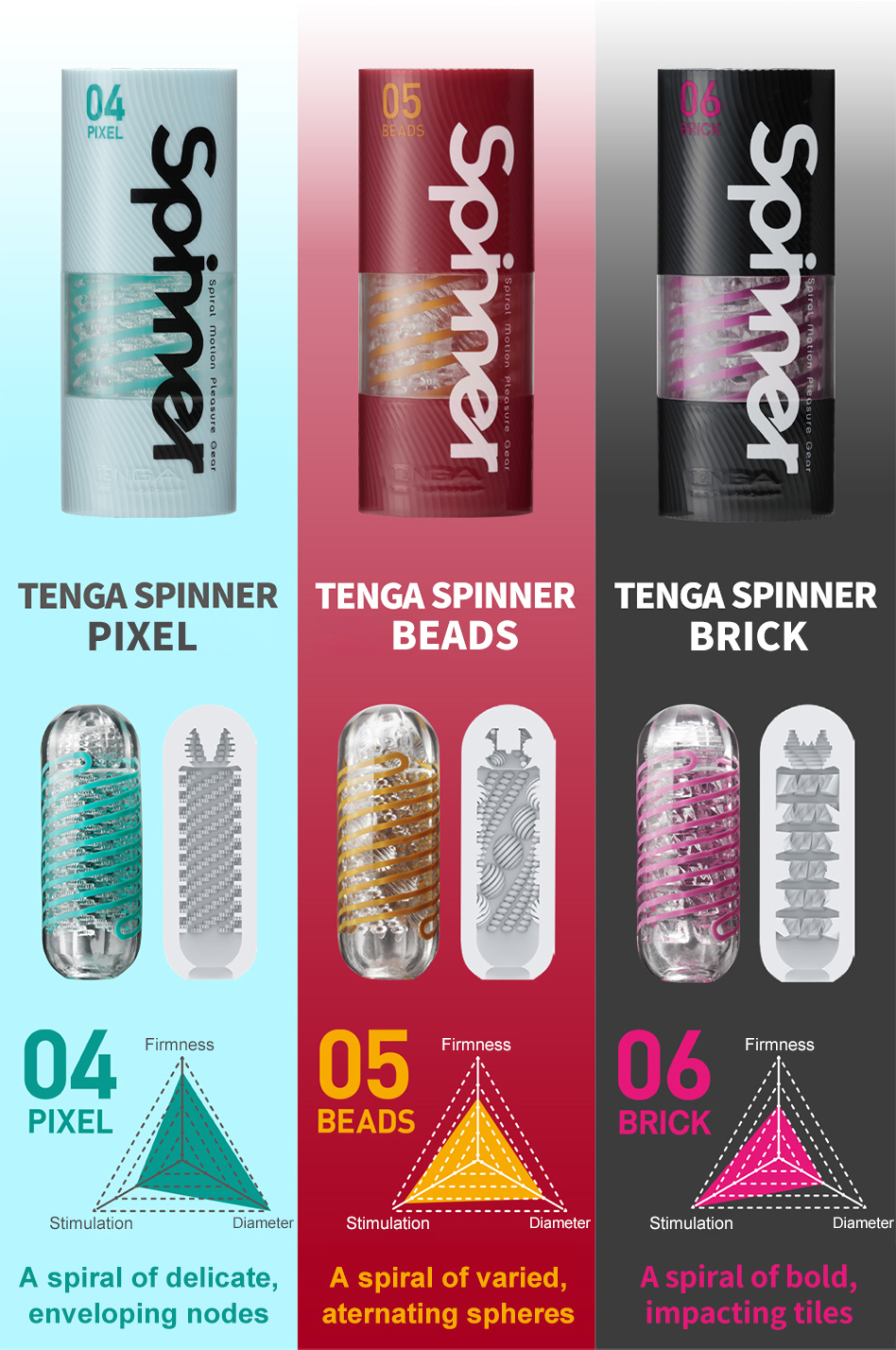 Tenga Spinner 06 Brick Masturbator02