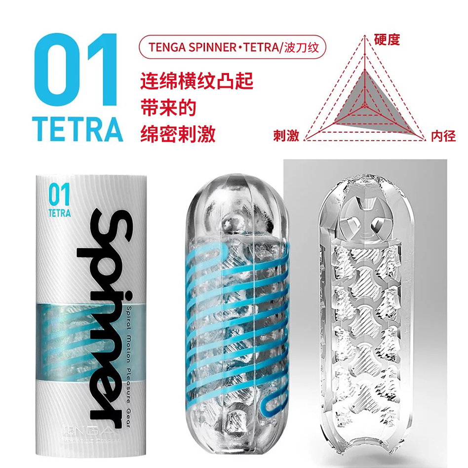 Tenga典雅陀螺01几何纹飞机杯自慰器(TETRA)03