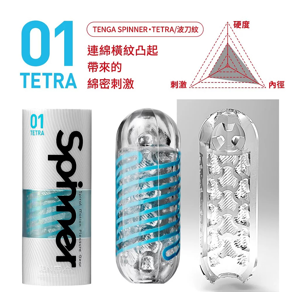 Tenga典雅陀螺01幾何紋飛機杯自慰器(TETRA)03