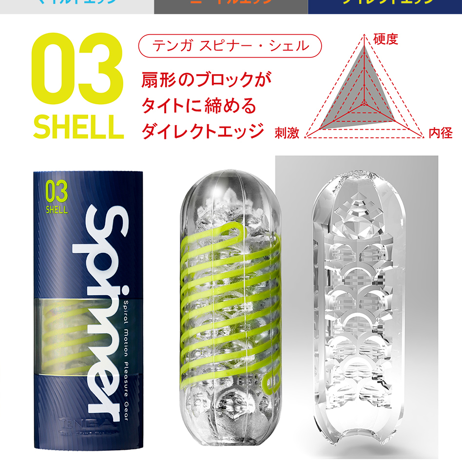 Tenga Spinner テンガ スピナー 03シェル 03