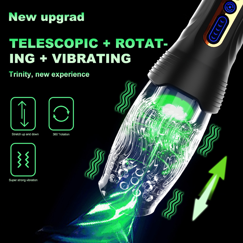 Warrior Arthur Thrusting Rotating & Vibrating Masturbation Cup 02