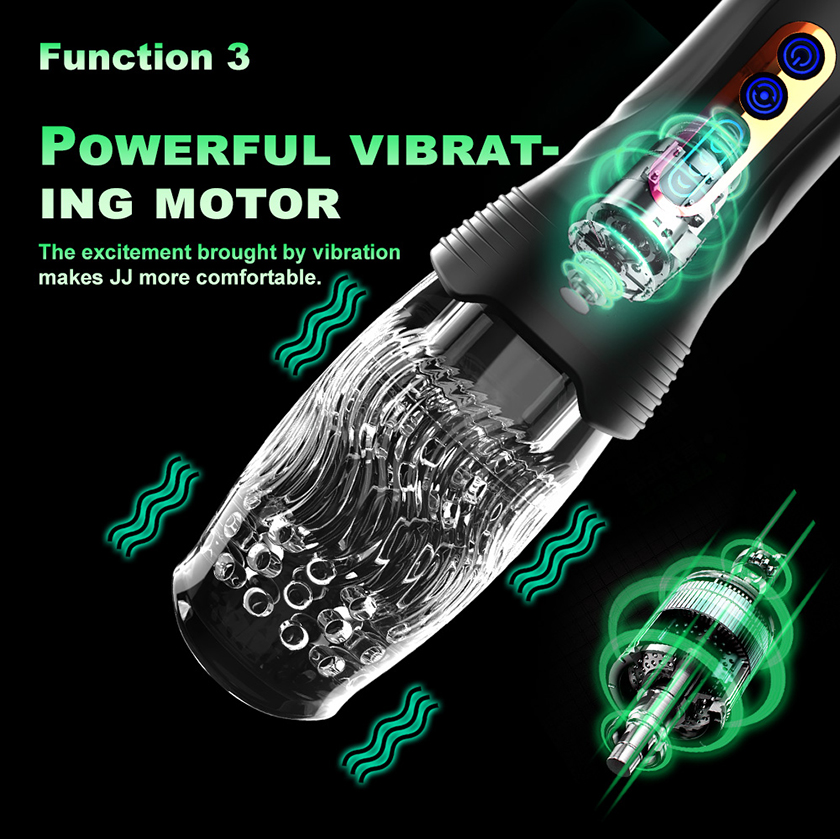 Warrior Arthur Thrusting Rotating & Vibrating Masturbation Cup 05