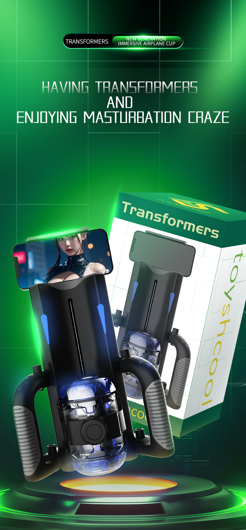Transform Hero Thrusting Masturbation Cup 01