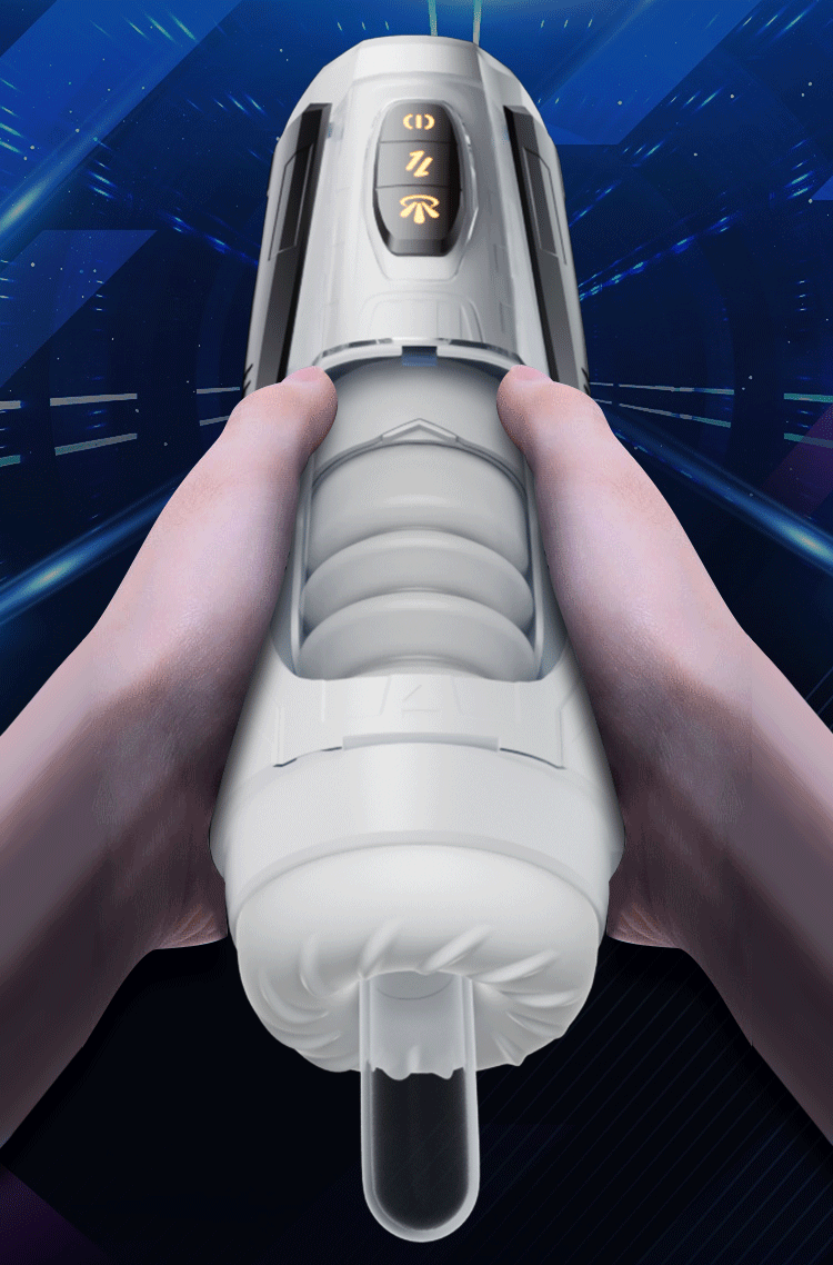 Mecha Warrior Thrusting Vibrating & Moaning Masturbation Cup 10