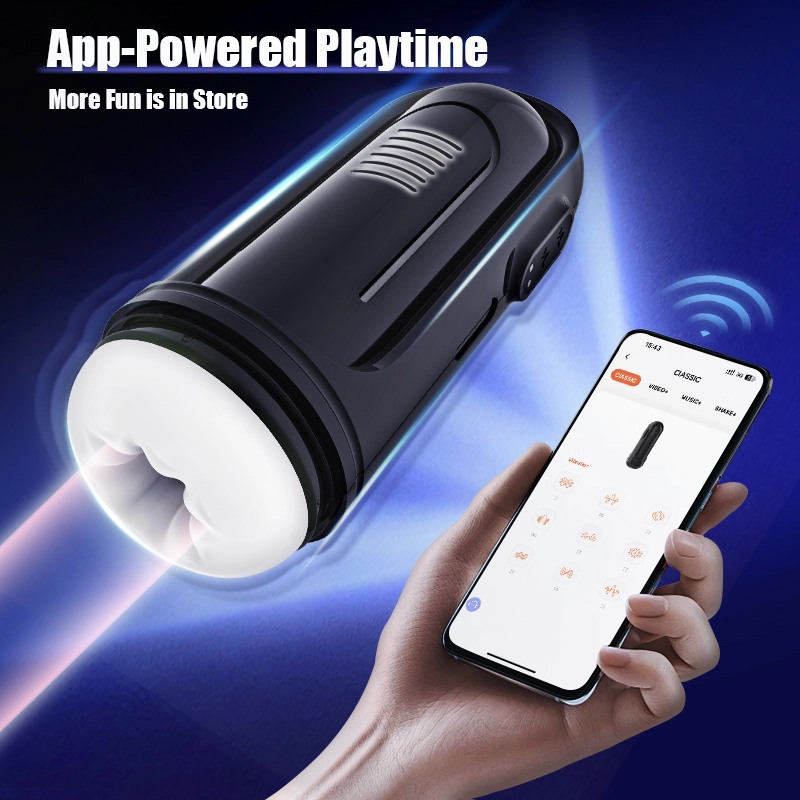Canned 3rd Gen App Control Masturbation Cup (Black) 05
