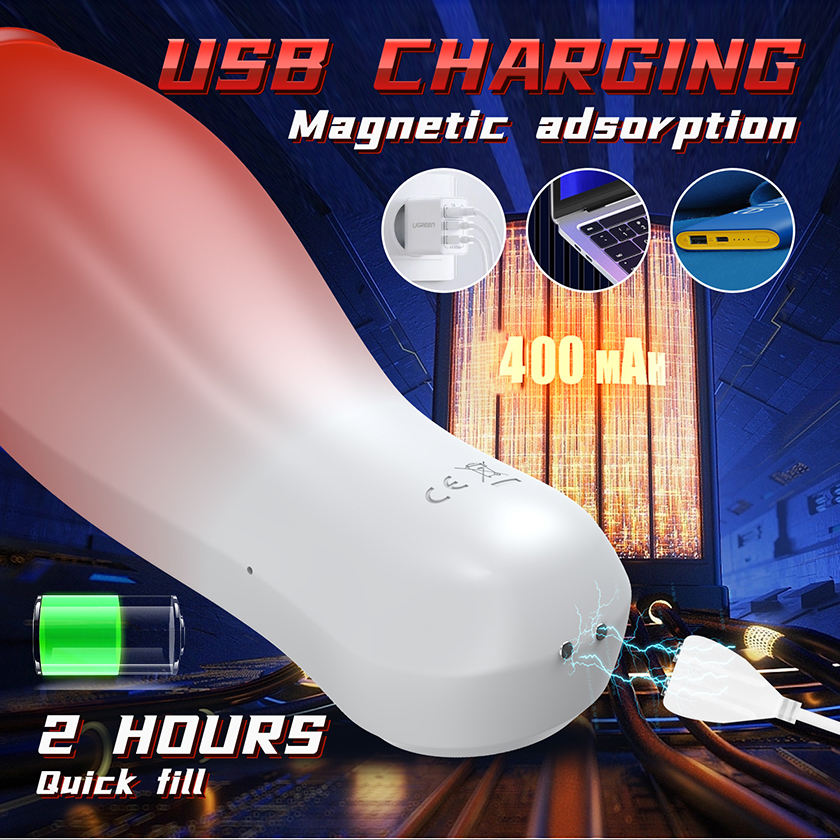 Dragon Shadow Colorful Suction & Vibrating Masturbation Cup (Red) 04