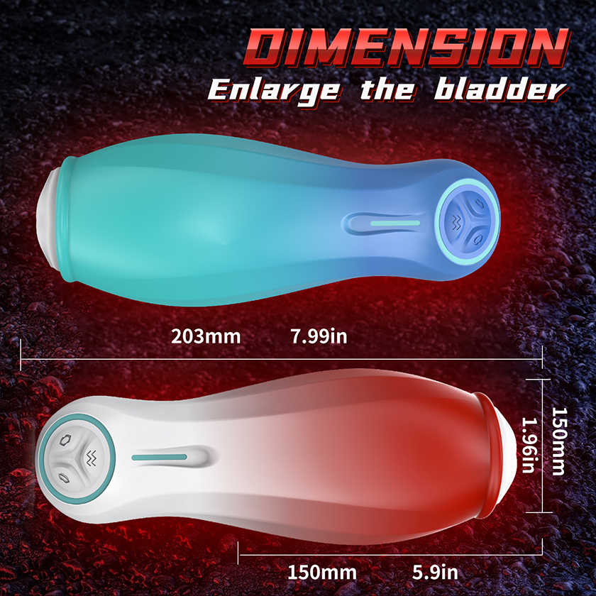 Dragon Shadow Colorful Suction & Vibrating Masturbation Cup (Red) 05