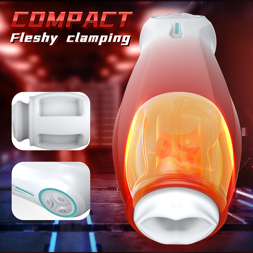 Dragon Shadow Colorful Suction & Vibrating Masturbation Cup (Red) 08