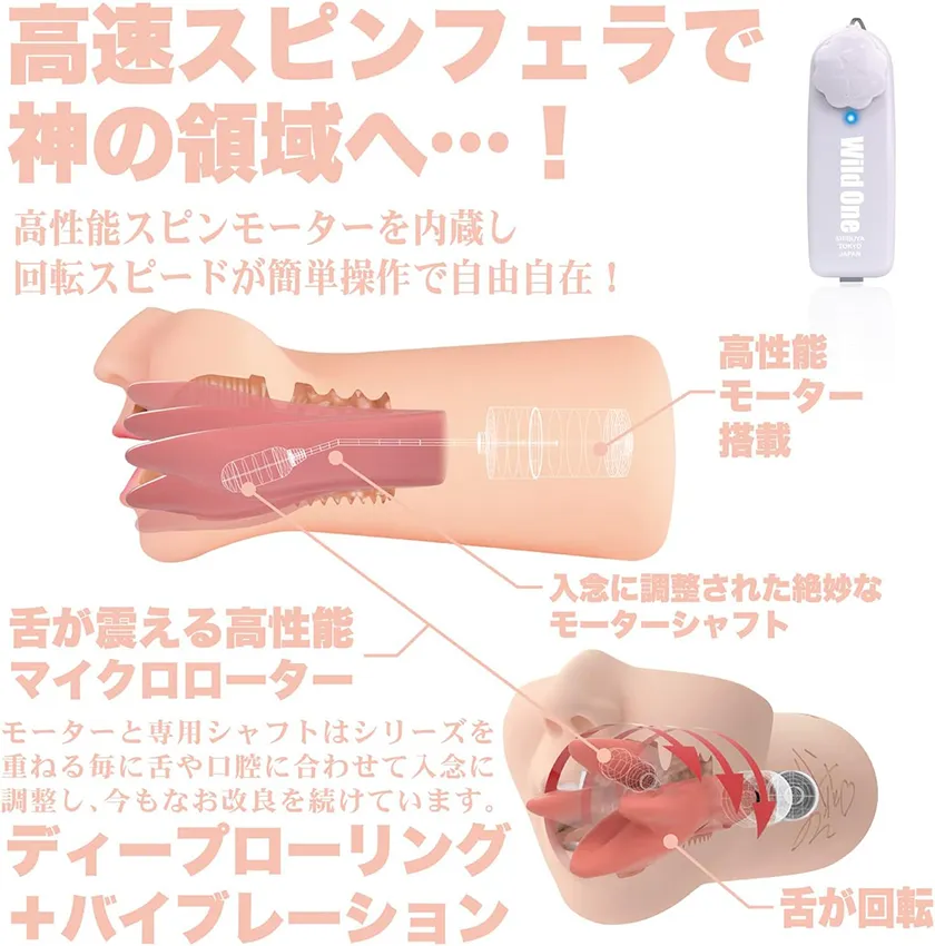 日本SSI 男用口交器 神舌神級吹簫 小花音03