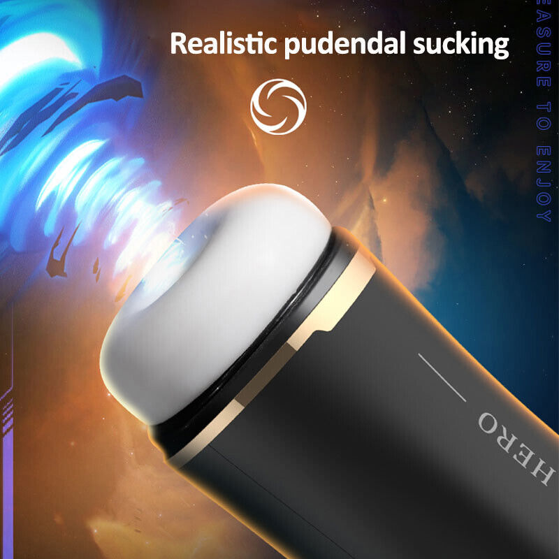 Hero Suction Vibrating Warming & Moaning Masturbation Cup 06