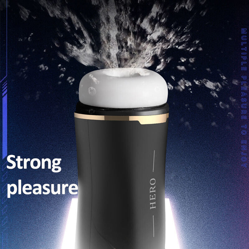 Hero Suction Vibrating Warming & Moaning Masturbation Cup 07