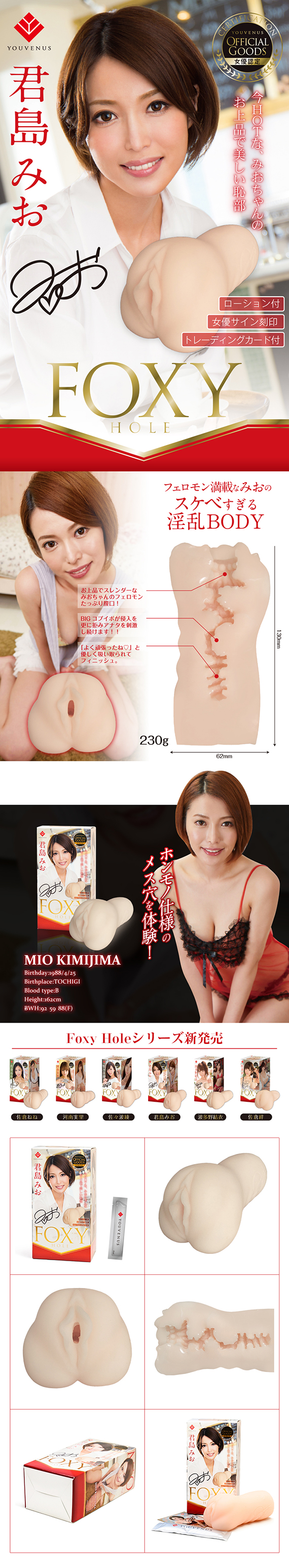 The AV Actress FoxyHole Kimijima Mio Masturbator01